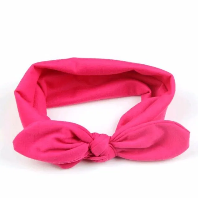 2016 New Hot Fashion Baby Girl Headbands Cute Rabbit Ears Bow Hair Bands Baby Cloth Headband Bowknot Headwear Free shipping