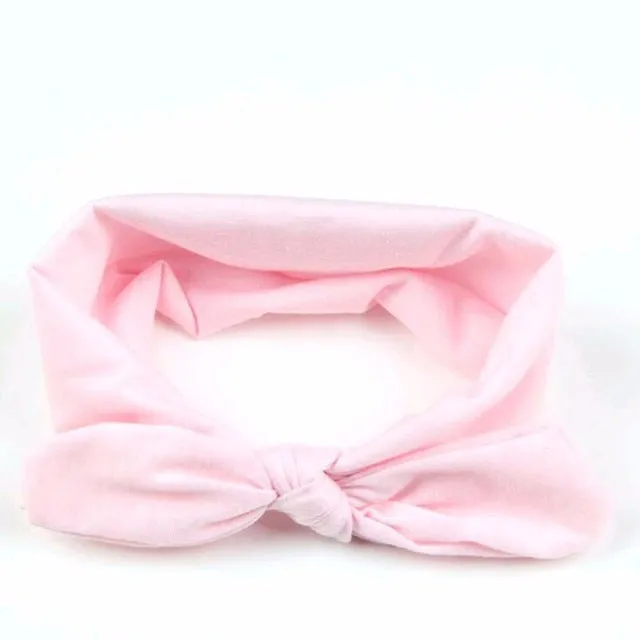 2016 New Hot Fashion Baby Girl Headbands Cute Rabbit Ears Bow Hair Bands Baby Cloth Headband Bowknot Headwear Free shipping