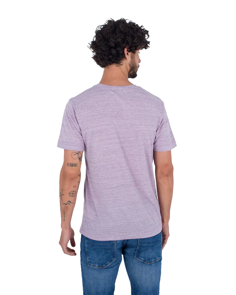 3 Step T-Shirt in Chalk Pink Heather