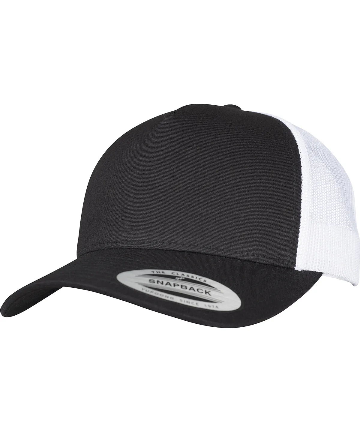 5-panel retro trucker 2-tone cap (6506T) | Brown/Khaki