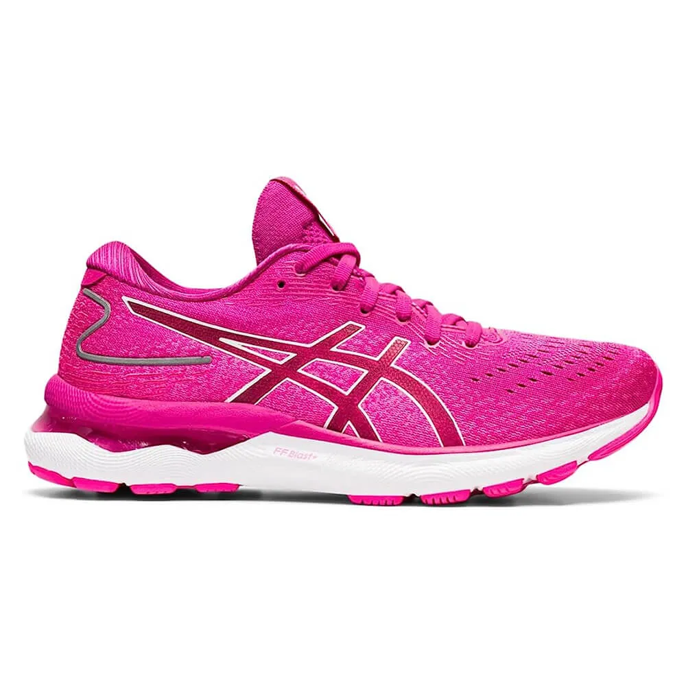 Asics Women's Gel-Nimbus 24 sneakers, pink/burgundy/white