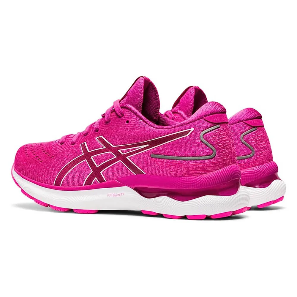 Asics Women's Gel-Nimbus 24 sneakers, pink/burgundy/white