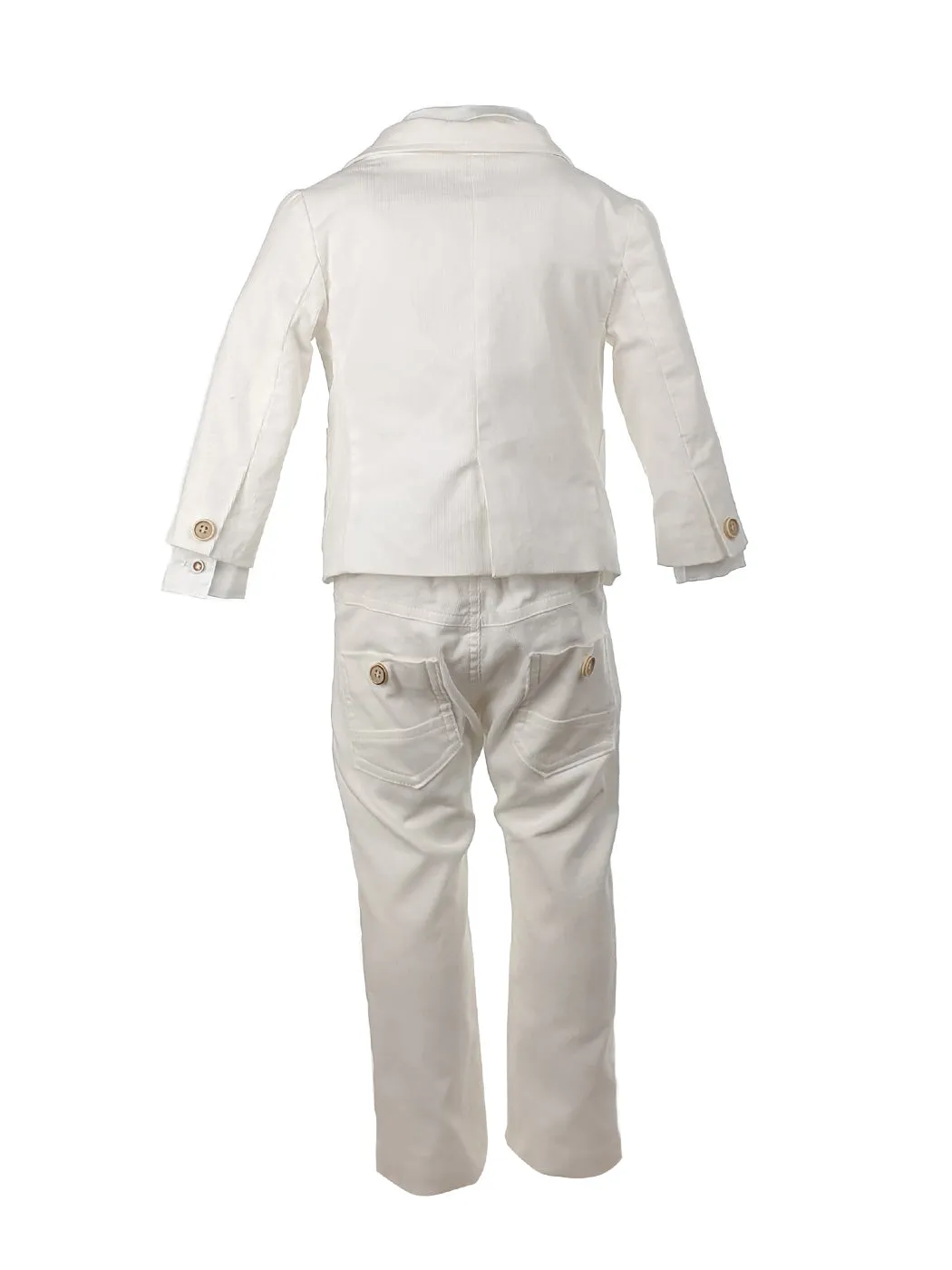 Baptism οutfit set 7pcs for boy - FREDERIC White