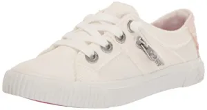 Blowfish Malibu Girls Fruit-k Sneaker, White Smoked, 13 Little Kid