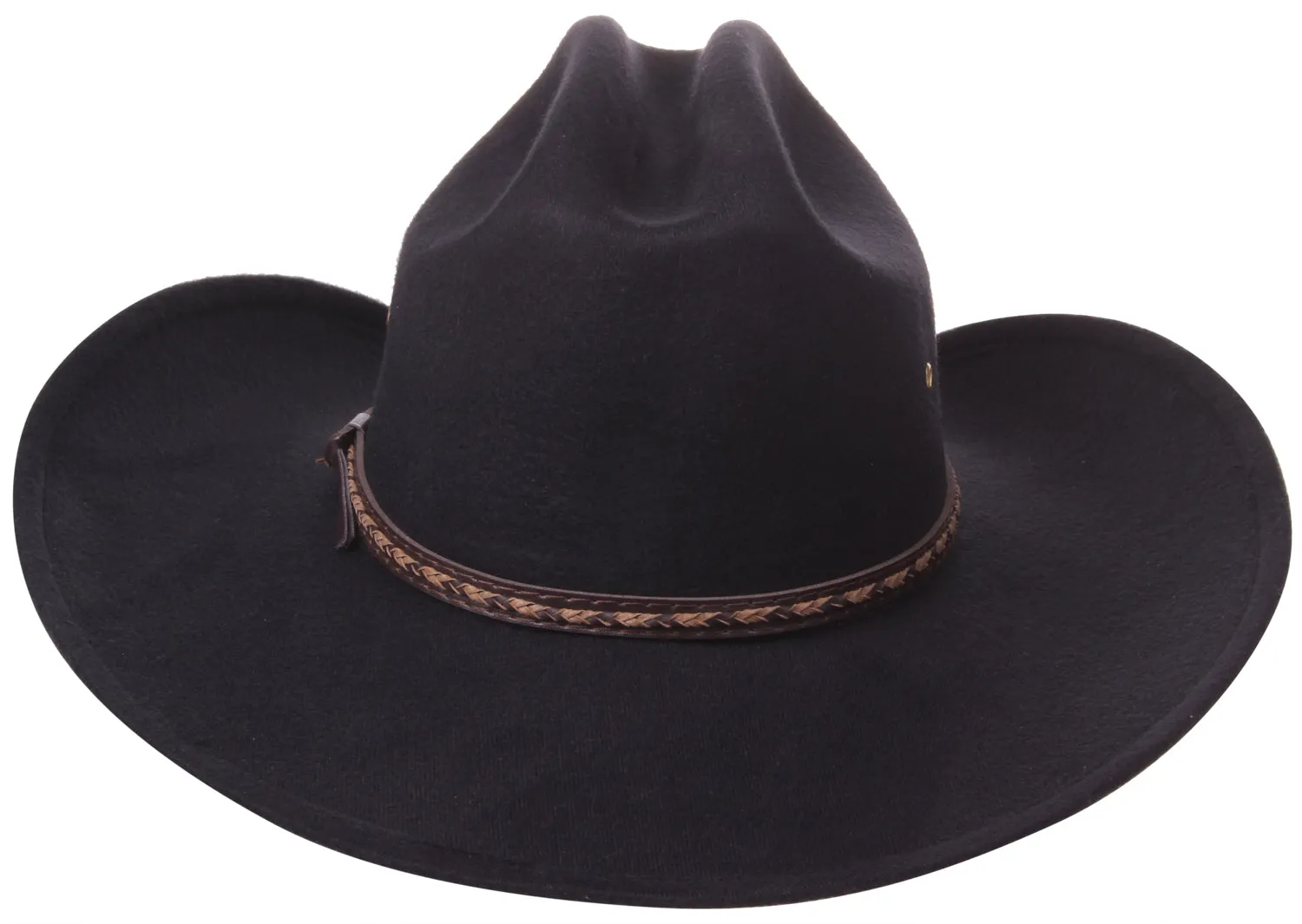 Brown Cub Pinch Style Cowboy Hat