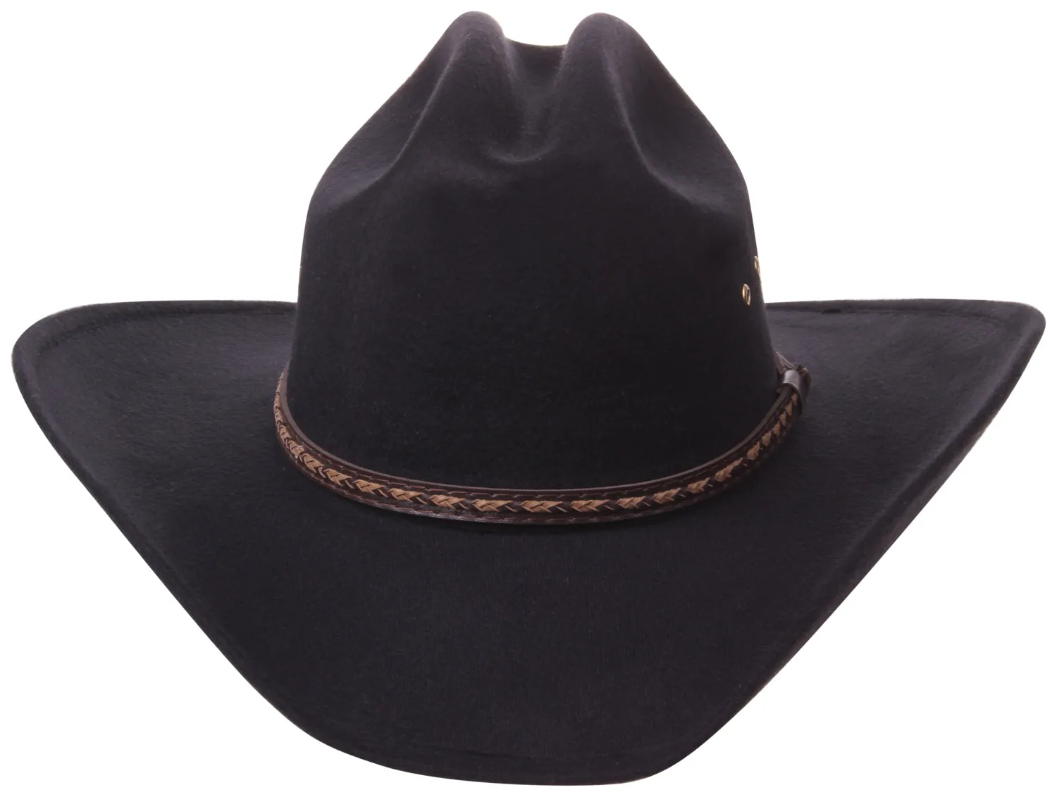 Brown Cub Pinch Style Cowboy Hat