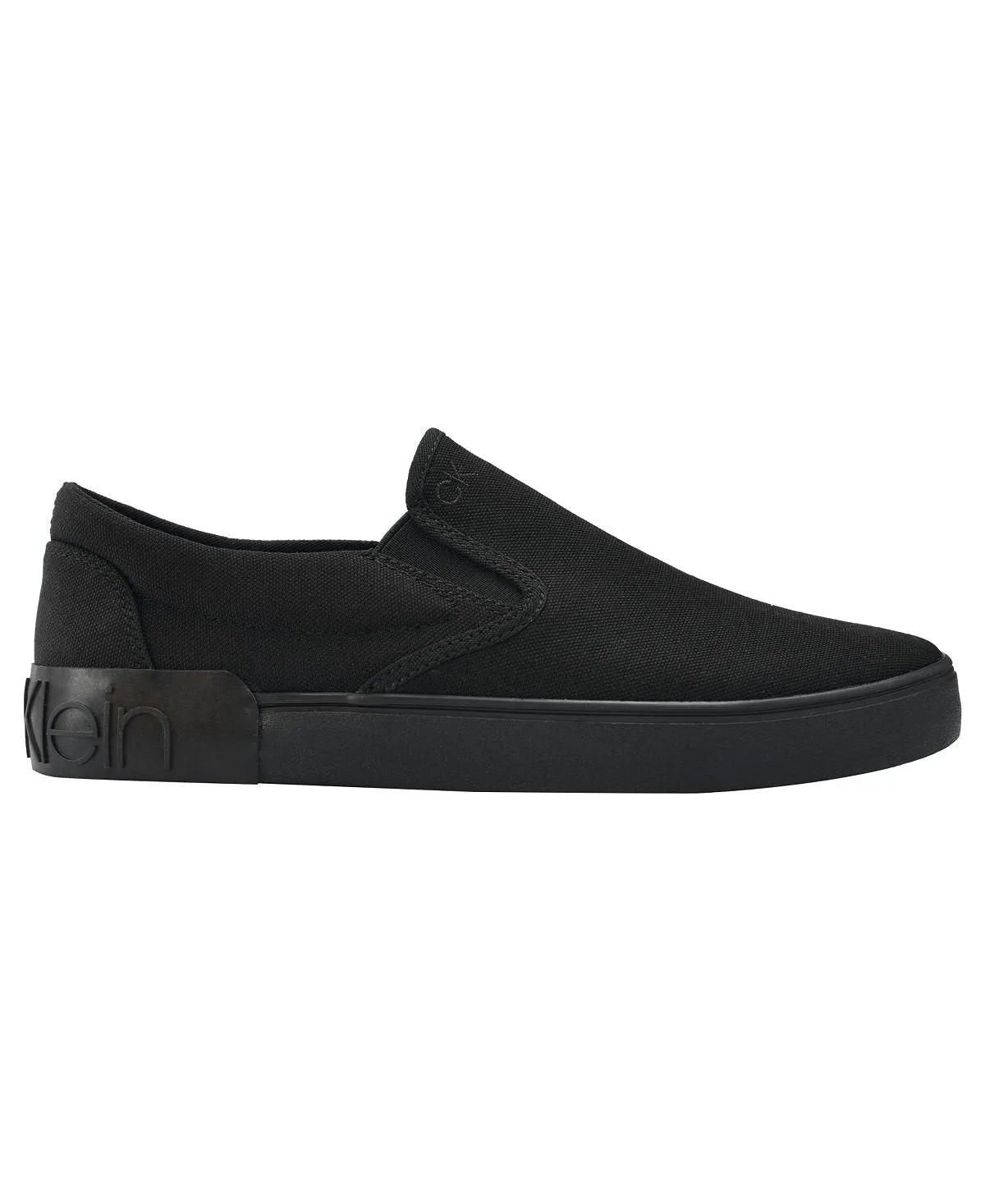 Calvin Klein Men's Ryor Casual Slip-On Sneakers, black