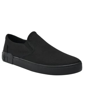 Calvin Klein Men's Ryor Casual Slip-On Sneakers, black