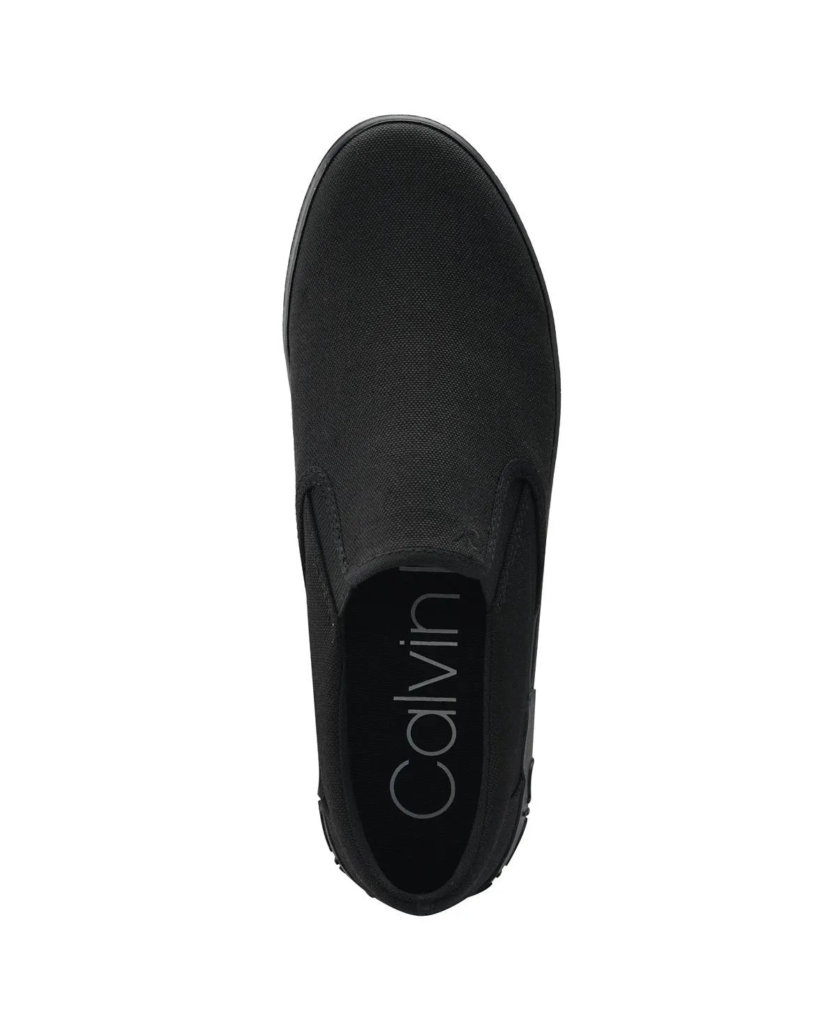 Calvin Klein Men's Ryor Casual Slip-On Sneakers, black