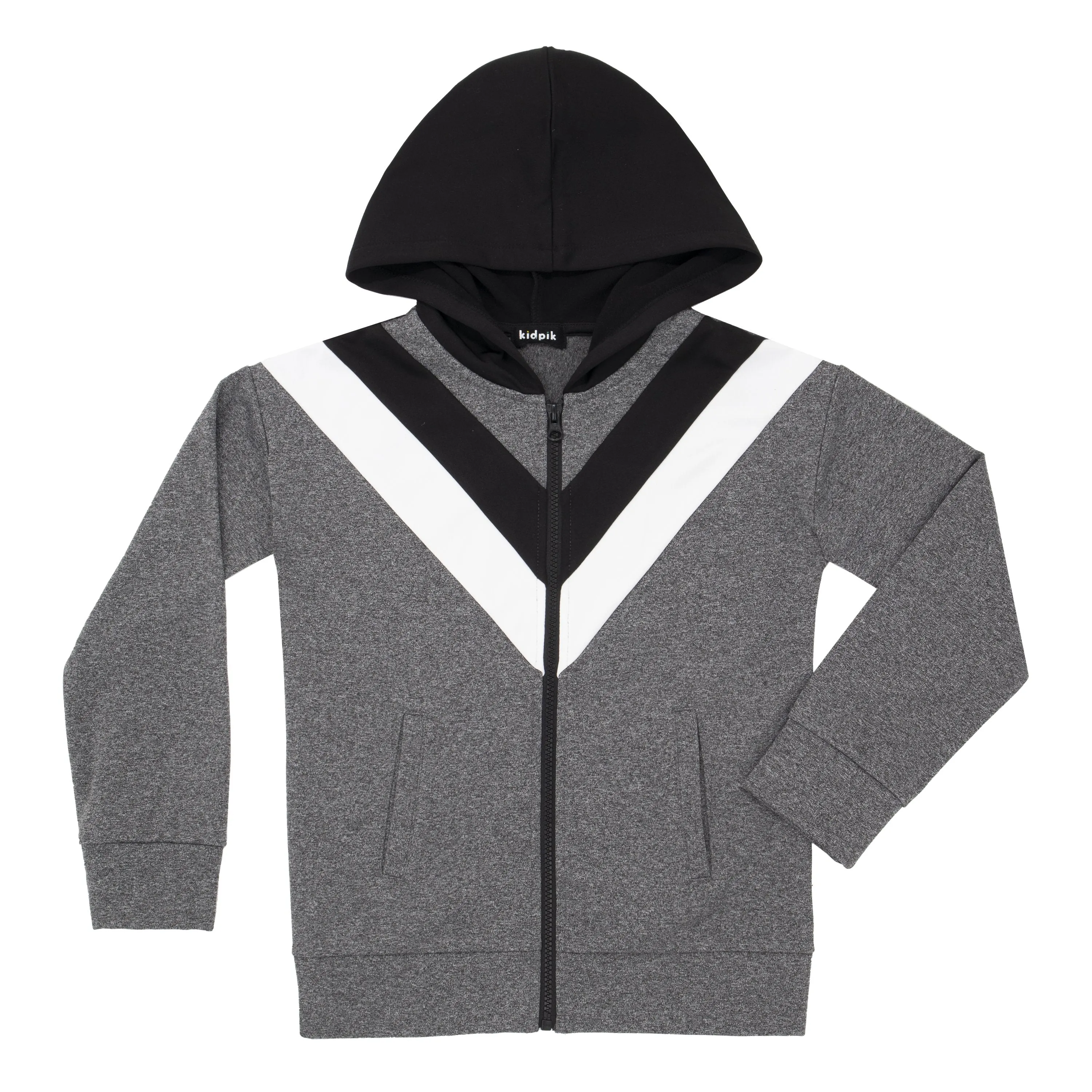 Charcoal Zip Hoodie