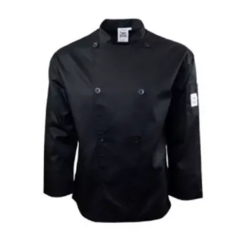 Chef Coat Mesh Black Long Sleeves, XL