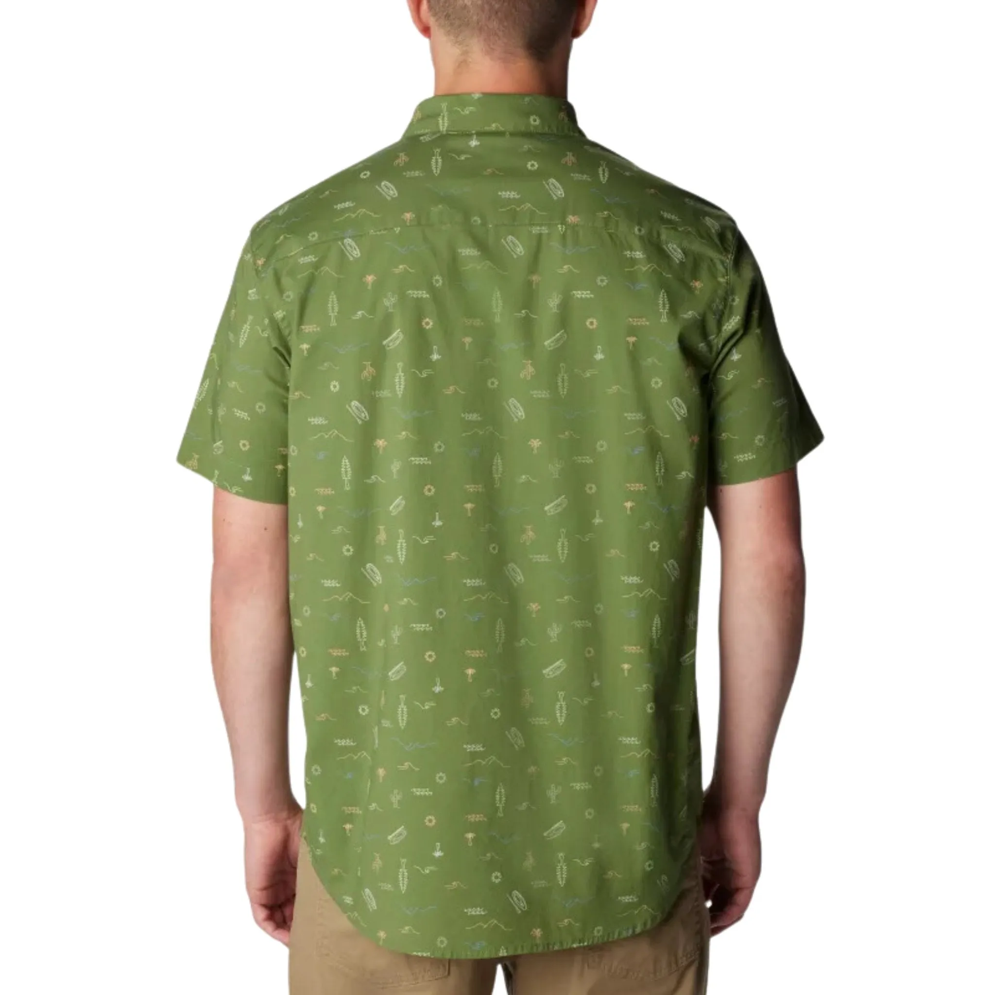 Columbia Men's Rapid Rivers Printed Short Sleeve - Canteen Explore - ONLINE STORE CREDIT/EXCHANGE ONLY