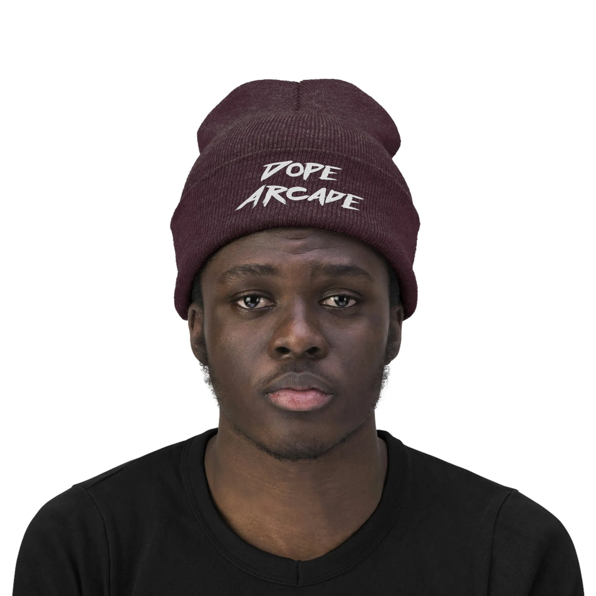 Dope Arcade Script Knit Beanie