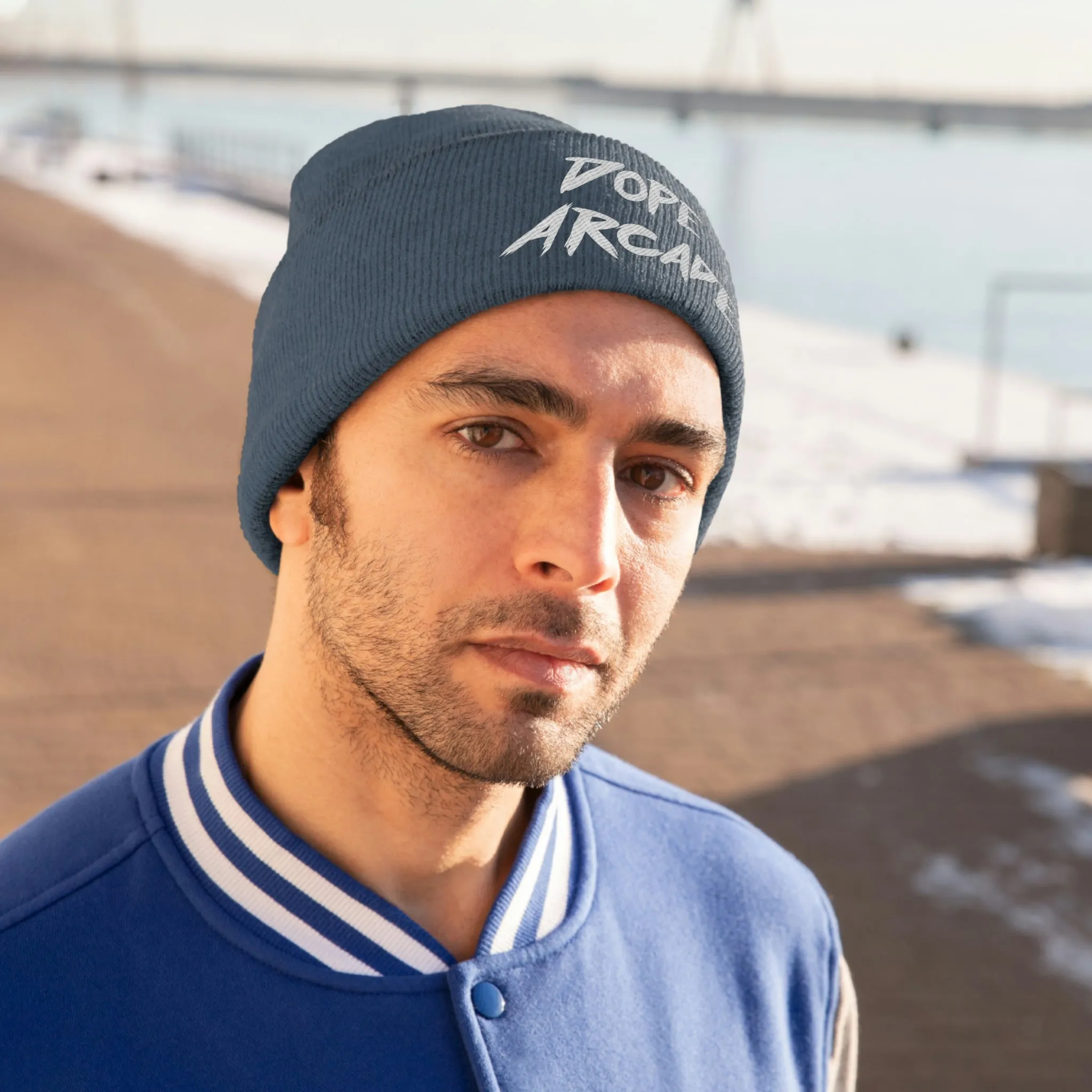 Dope Arcade Script Knit Beanie