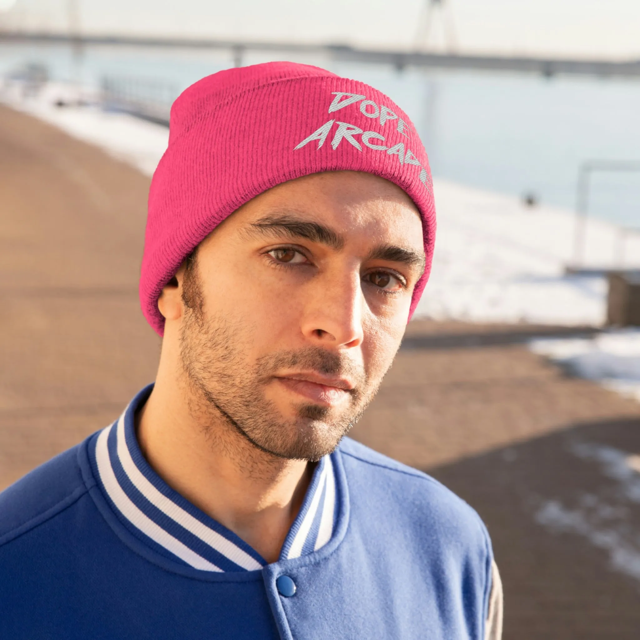 Dope Arcade Script Knit Beanie