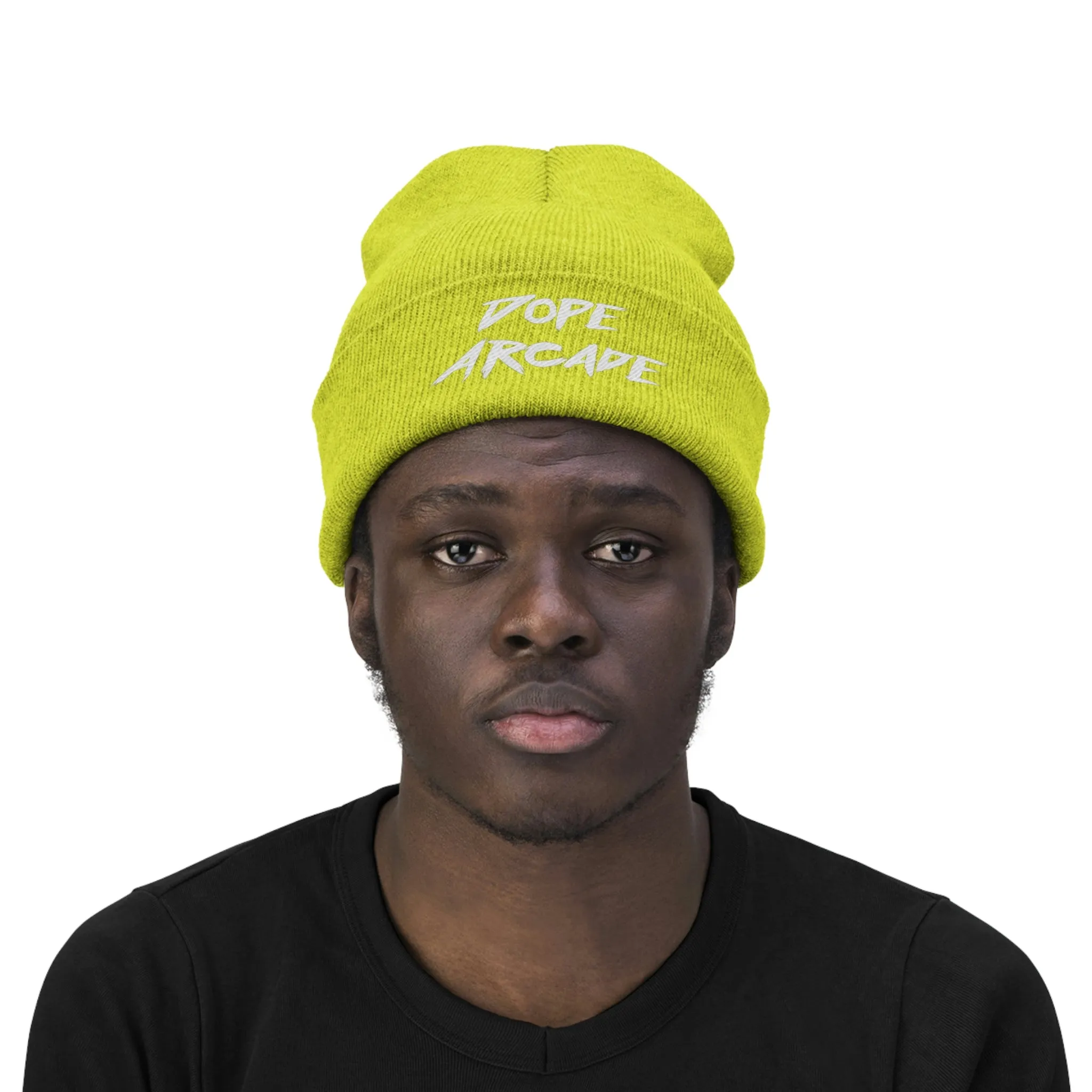 Dope Arcade Script Knit Beanie