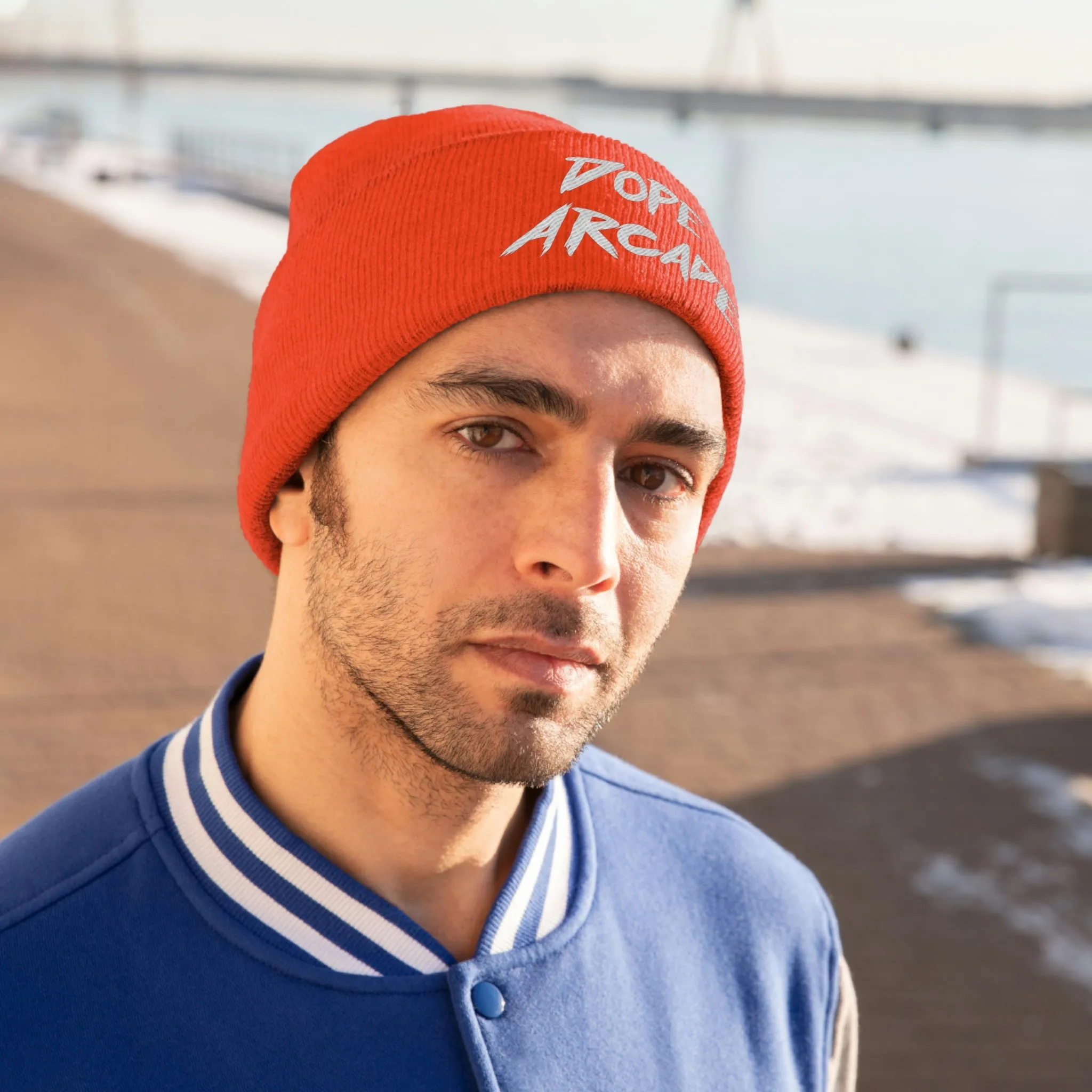 Dope Arcade Script Knit Beanie