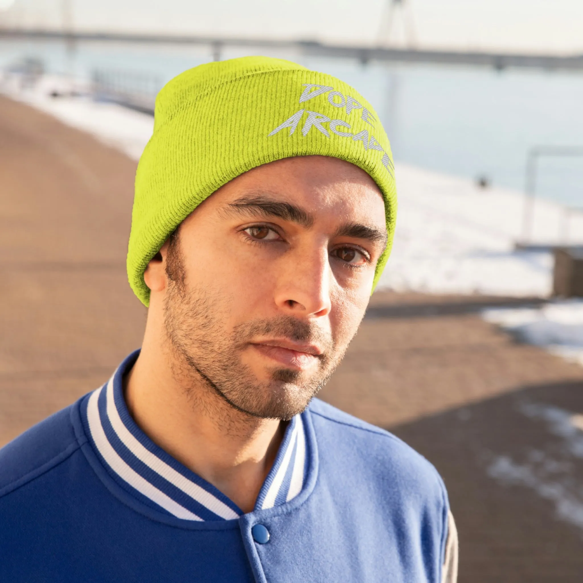 Dope Arcade Script Knit Beanie