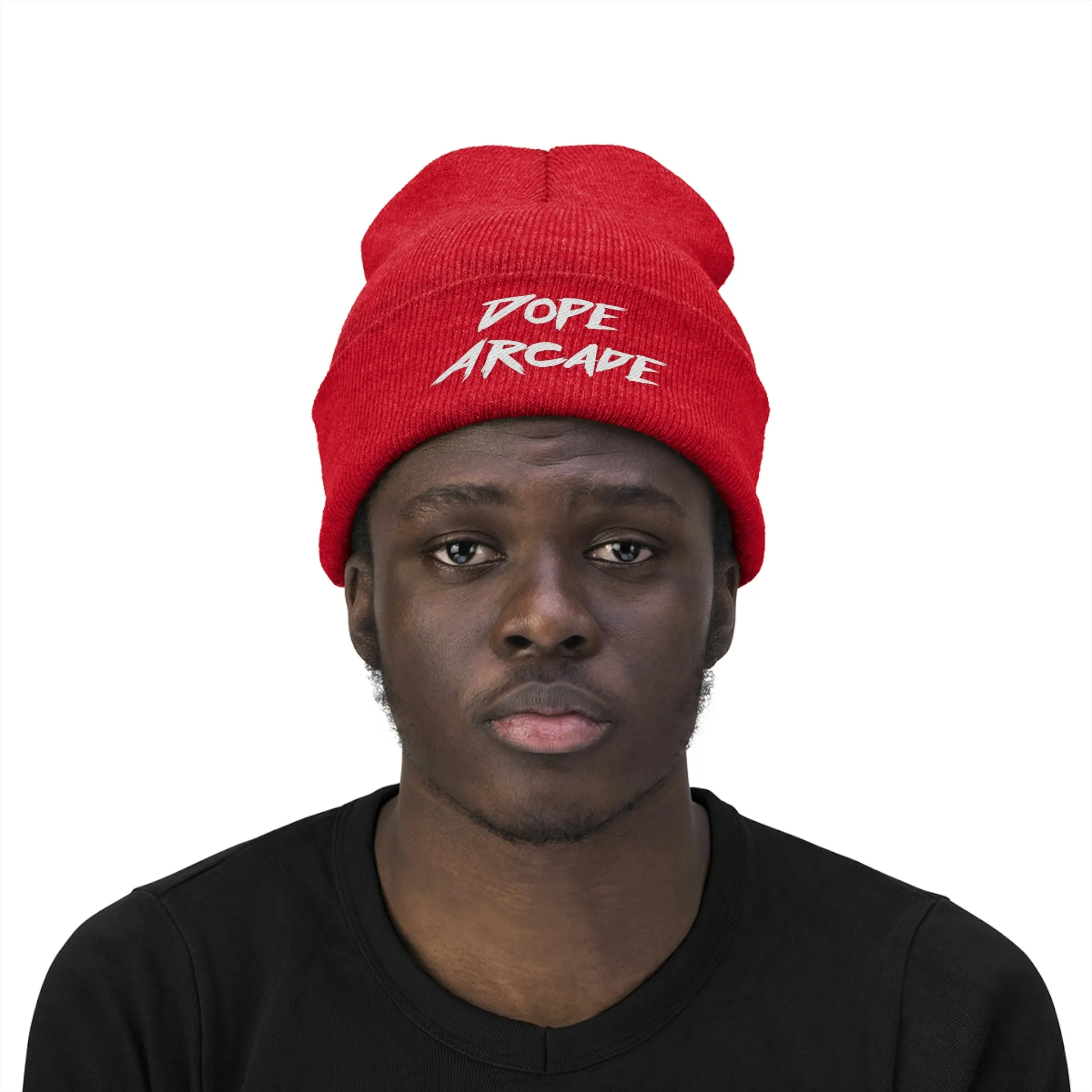 Dope Arcade Script Knit Beanie