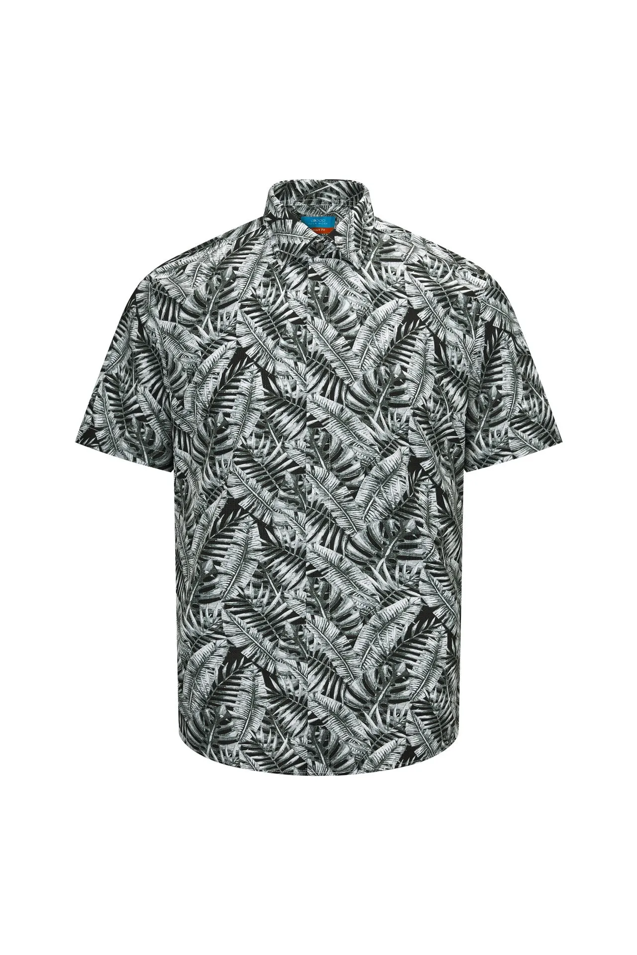 Dry Leaf All Over Print Shirt in Smart Fit