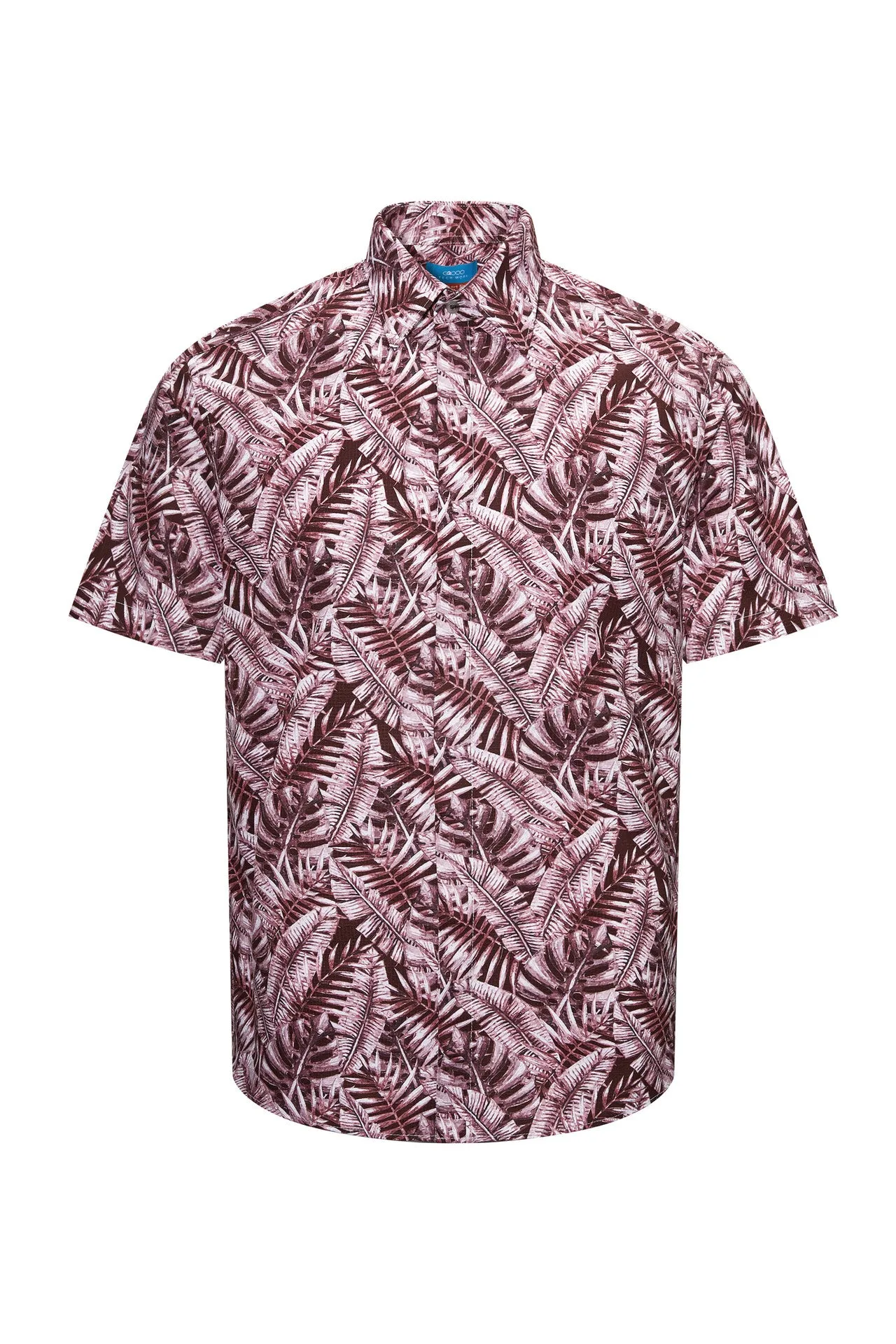 Dry Leaf All Over Print Shirt in Smart Fit