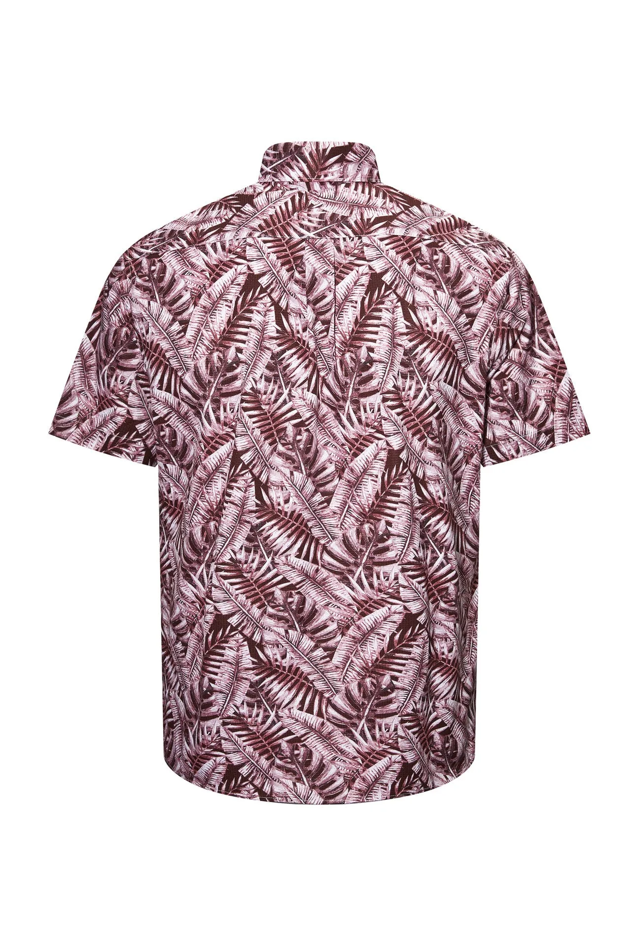 Dry Leaf All Over Print Shirt in Smart Fit