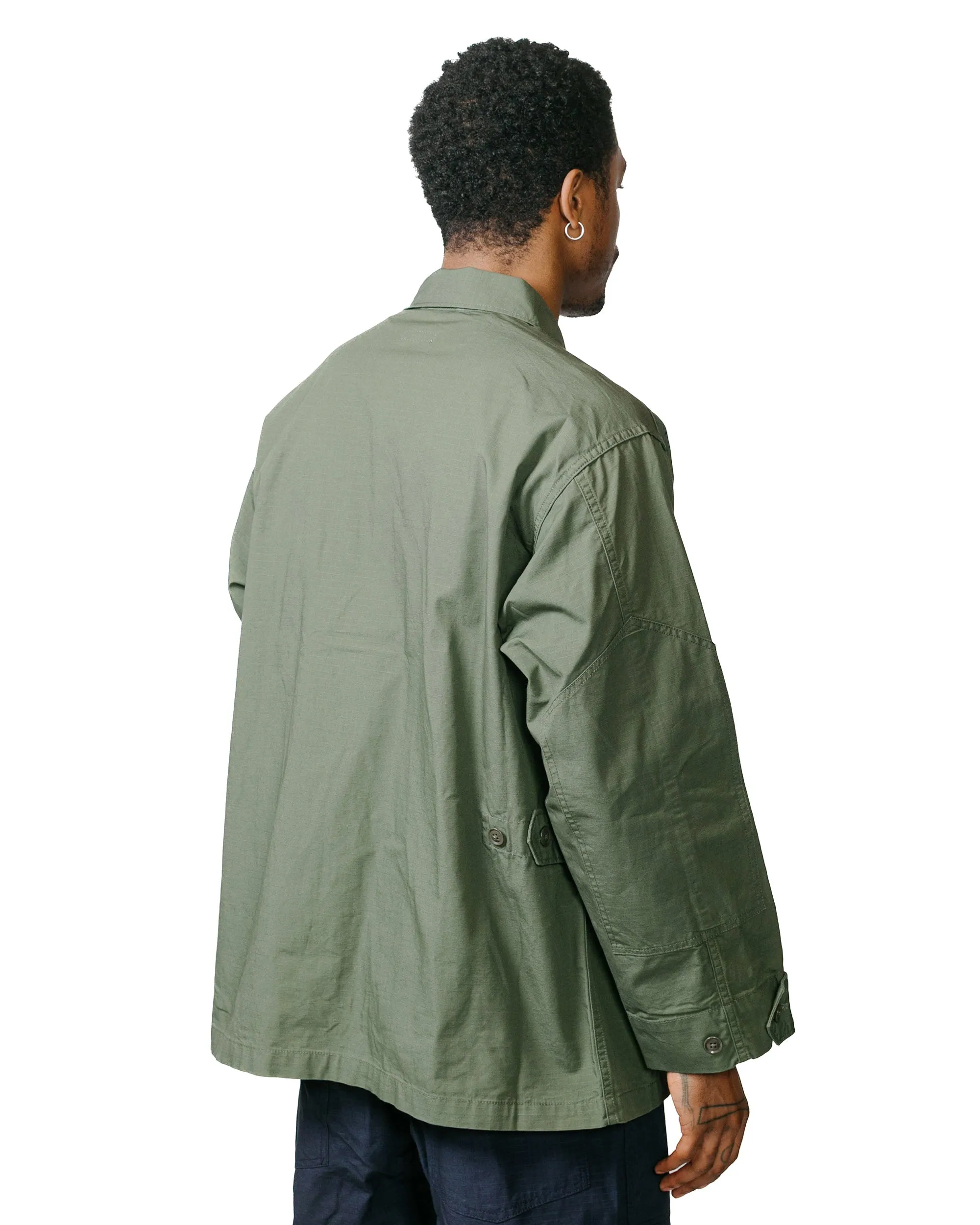 Engineered Garments BDU Jacket Olive Cotton Ripstop