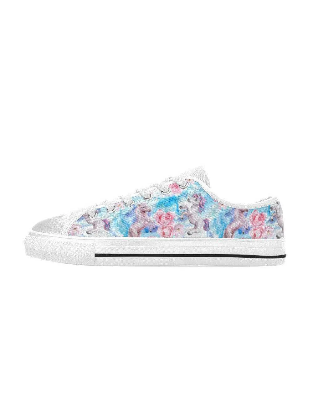 Fantasy Unicorns Kid's Canvas Sneakers