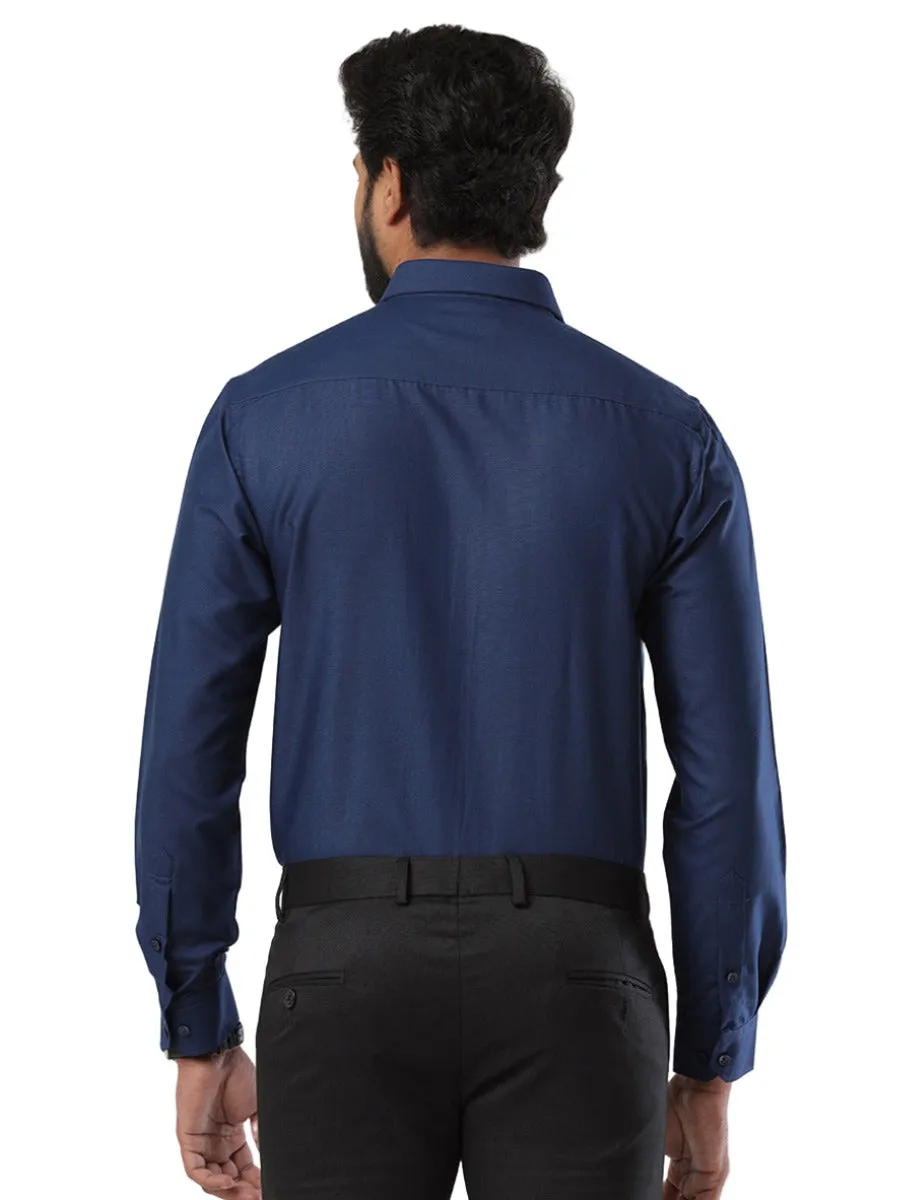 Fila - Navy Blue Formal Shirts For Men | Ariser