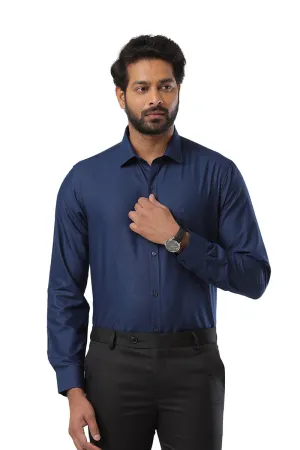 Fila - Navy Blue Formal Shirts For Men | Ariser