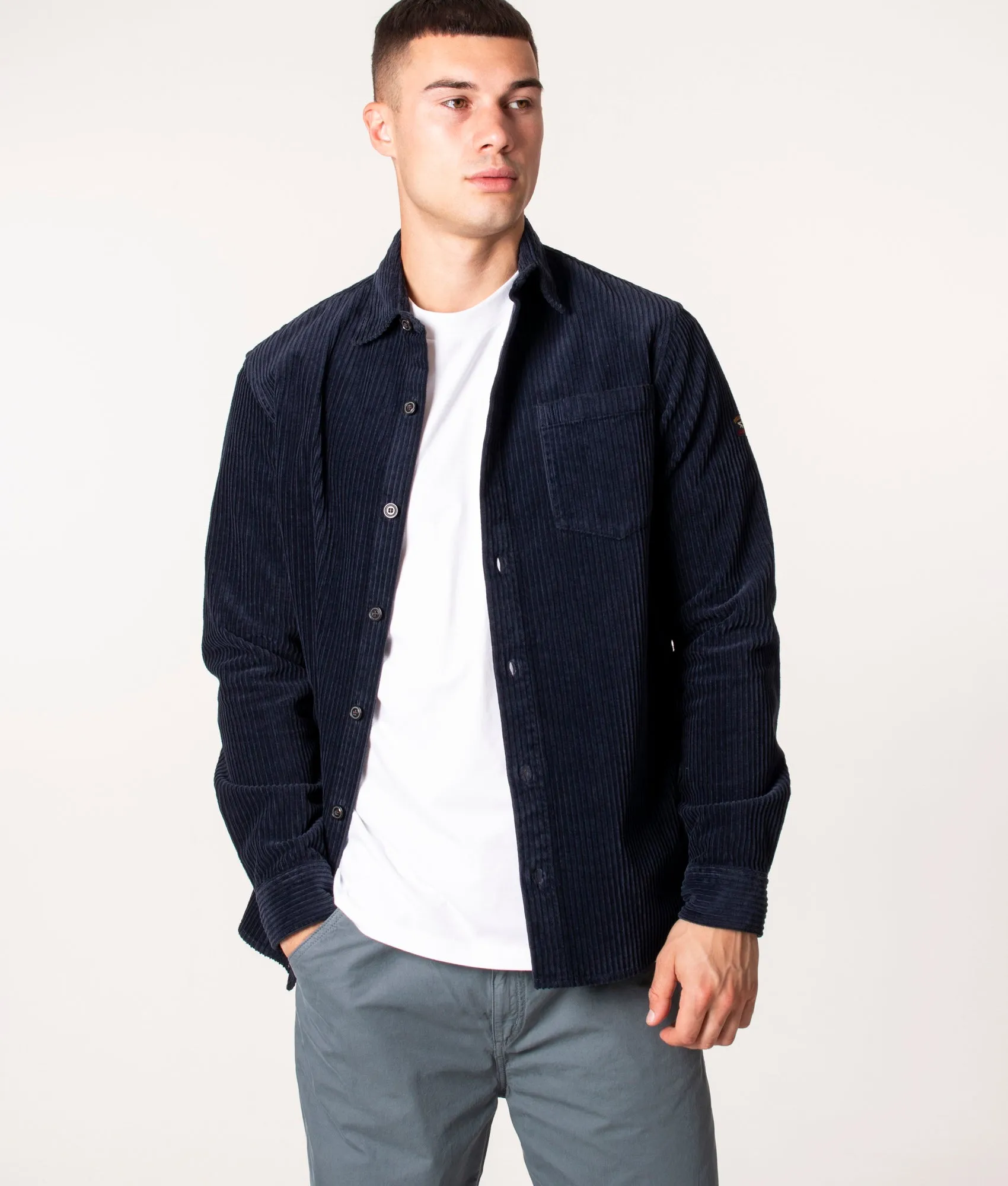 Garment Dyed Corduroy Overshirt