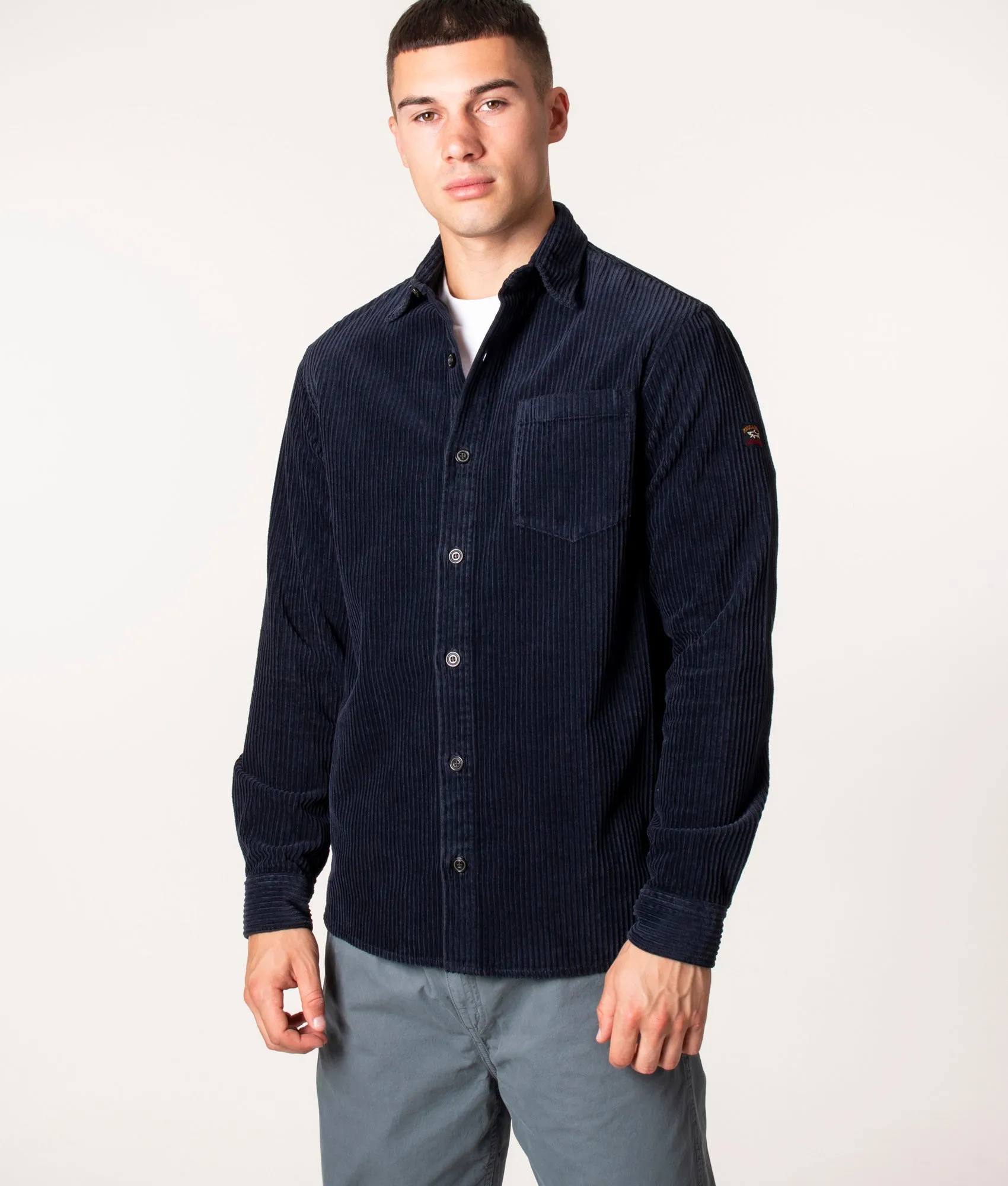 Garment Dyed Corduroy Overshirt