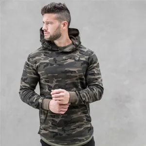 High Quality Camouflage Long Hoodie - 5 Colors