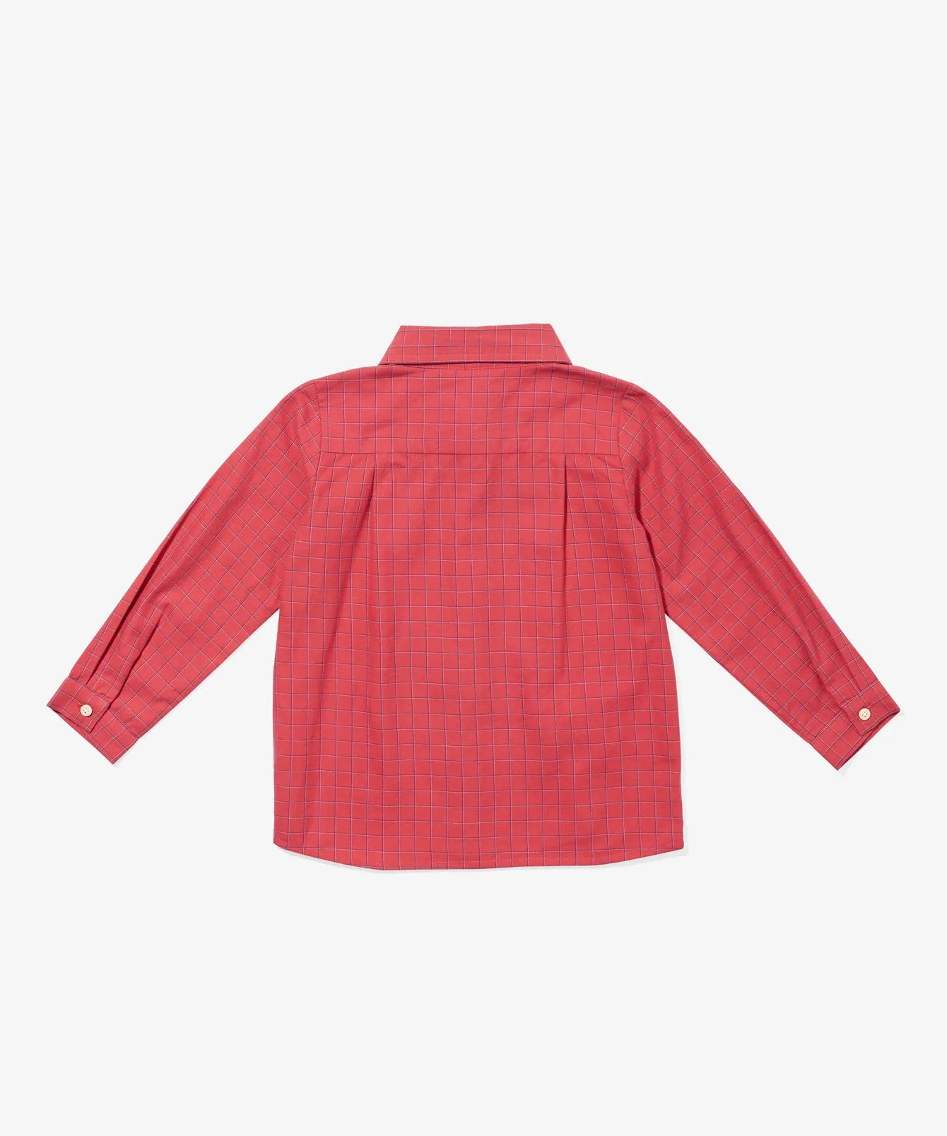 Jeffie Shirt, Holiday Red Plaid