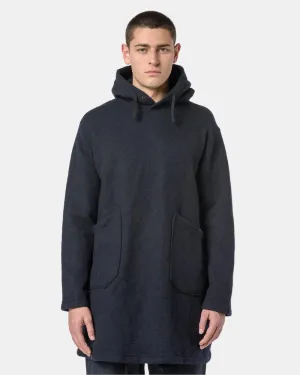 Long Hoody in Dark Navy