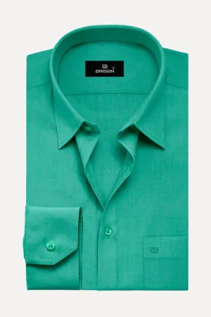 Luxor - Aqua Green Formal Shirts for Men | Ariser