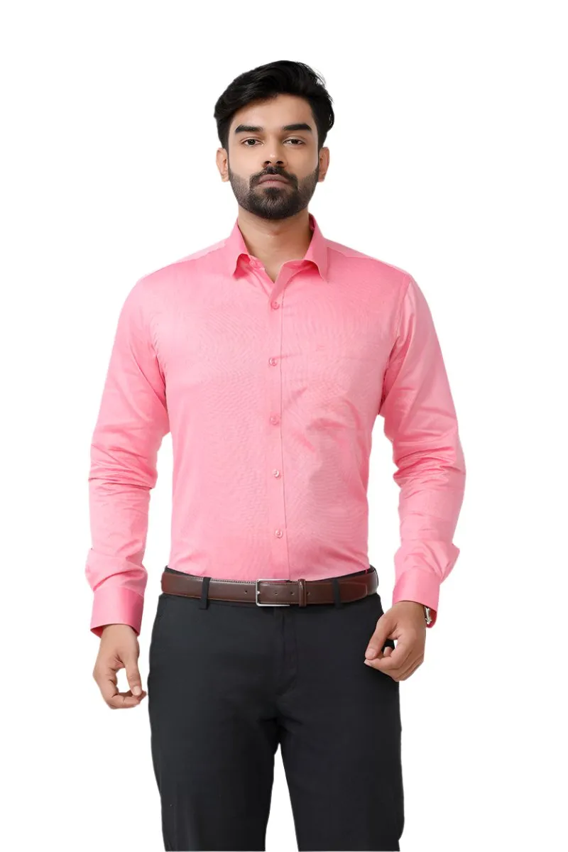 Luxor - Dark Pink  Formal Shirts for Men | Ariser