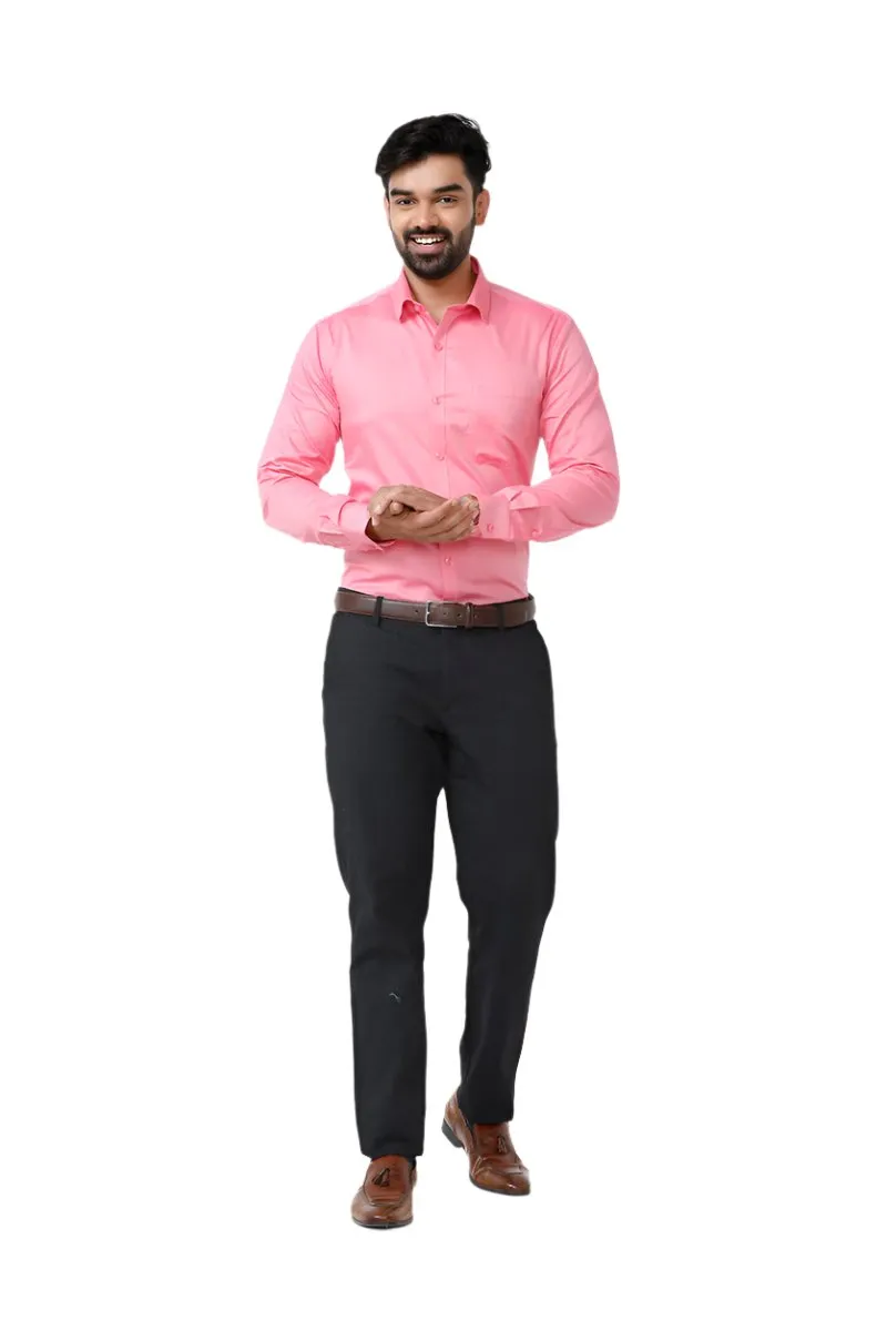 Luxor - Dark Pink  Formal Shirts for Men | Ariser