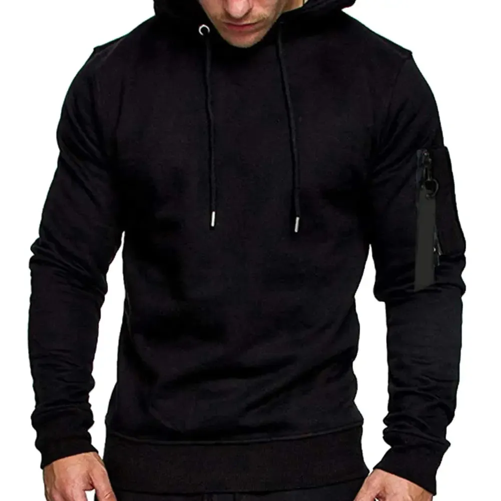 Mens Hoodies Sweatshirt Drawstring Hoodies Long Sleeve Hooded Pullover 2021 Autumn Winter Hoodie  2XL Man Coat Winter