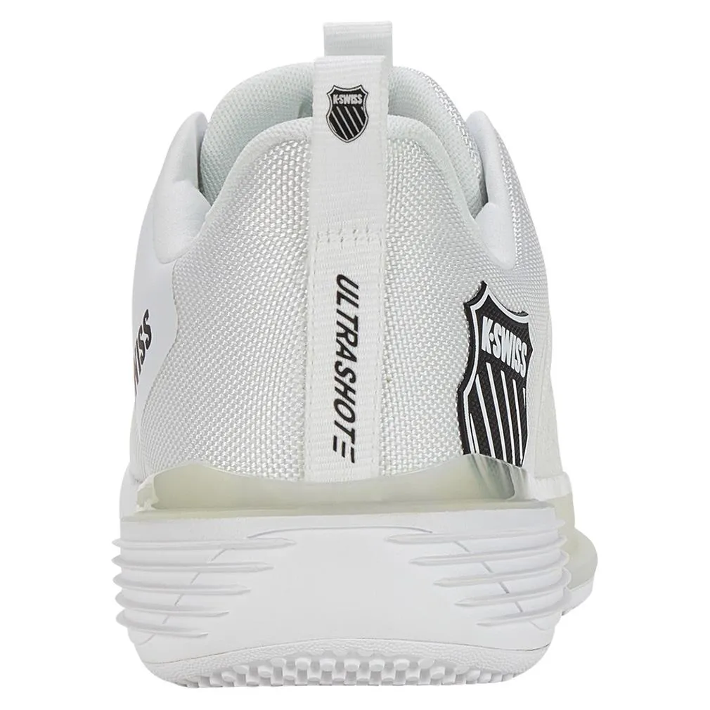 Men's Ultrashot 3 Grass Tennis Shoes White and Black