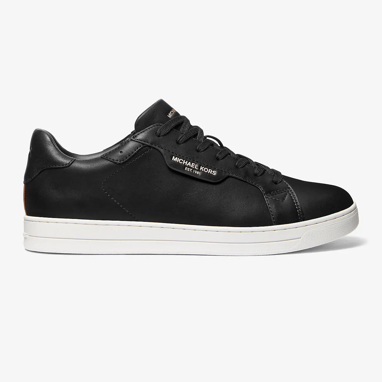 Michael Kors Keating Leather sneakers, black