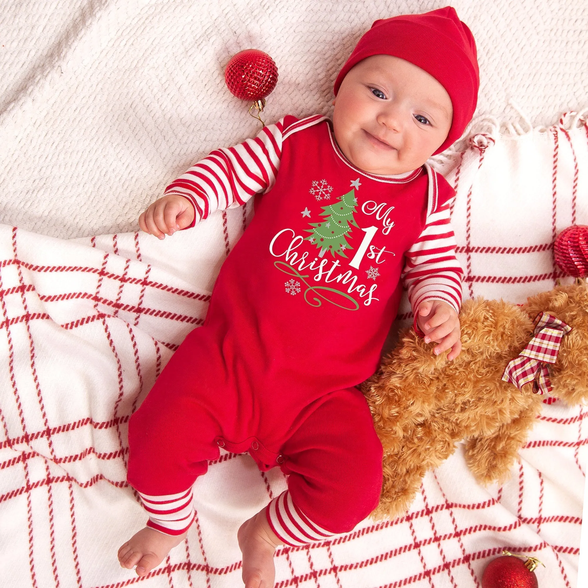 My 1st Christmas Romper