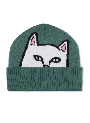 Nermal's Alpine Green Peekaboo Beanie