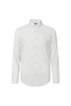 Non-Iron Cotton Stretch Smart Fit Twill Shirt