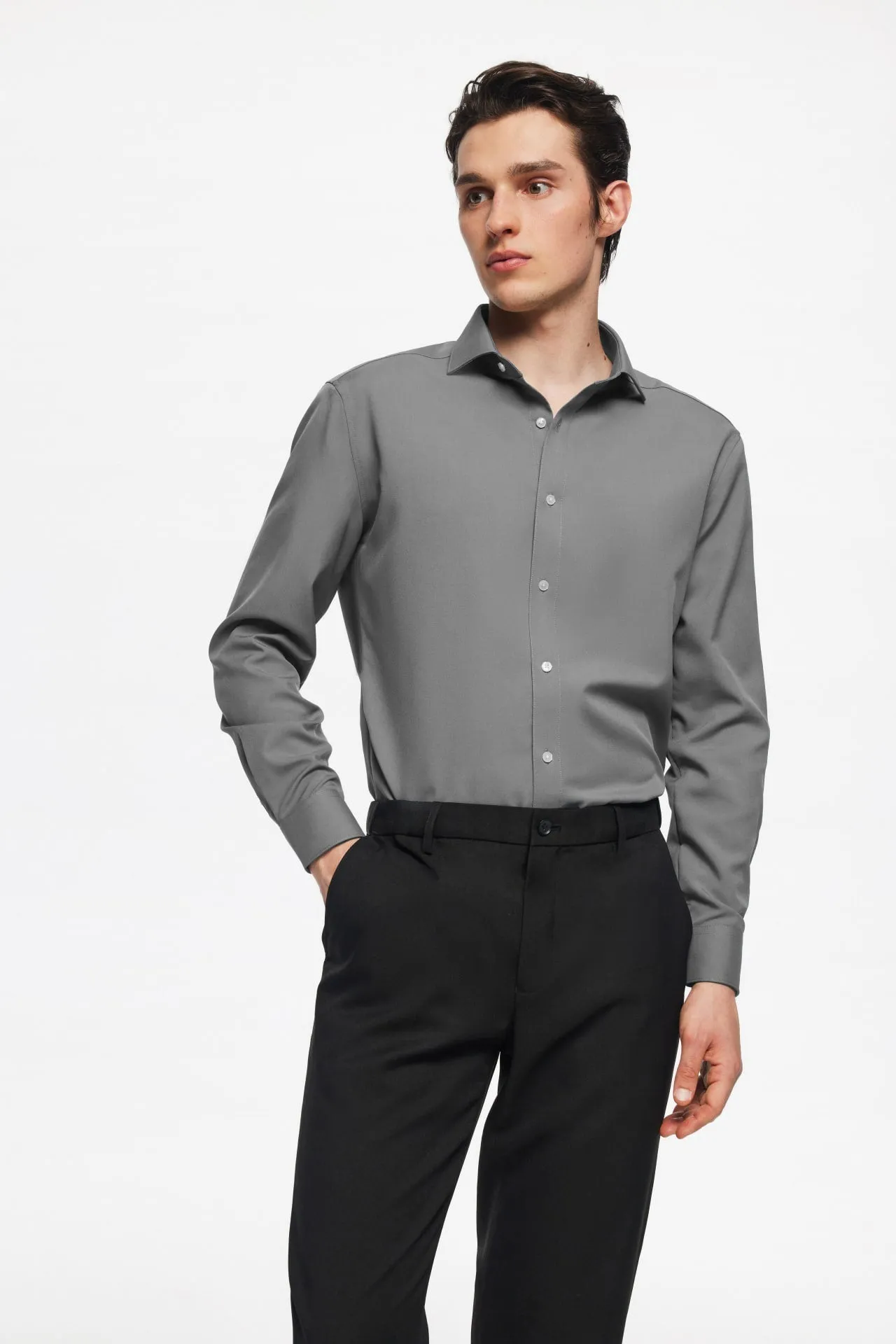 Non-Iron Quick Dry Smart Fit Poplin Shirt