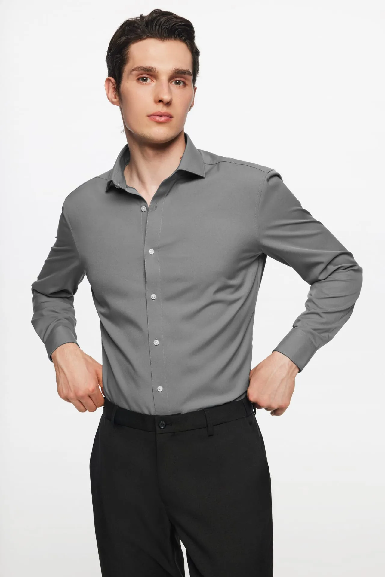 Non-Iron Quick Dry Smart Fit Poplin Shirt