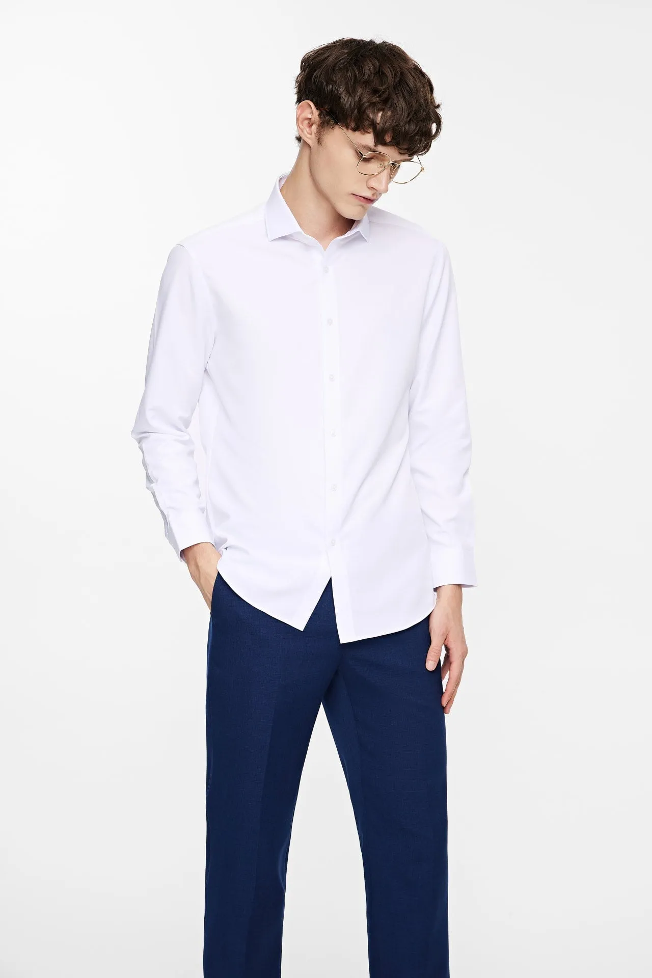 Non-Iron Quick Dry Smart Fit Poplin Shirt