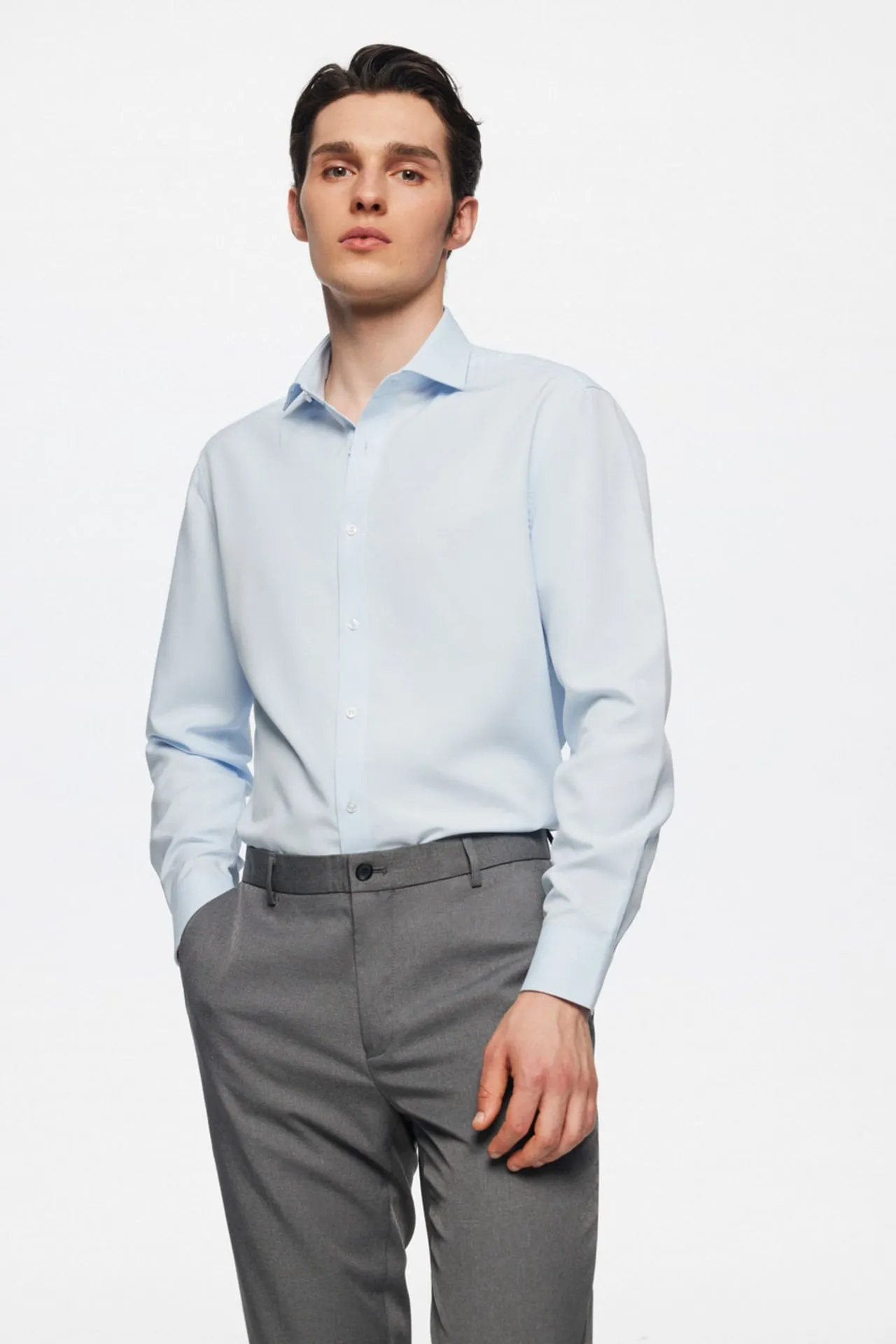 Non-Iron Quick Dry Smart Fit Poplin Shirt