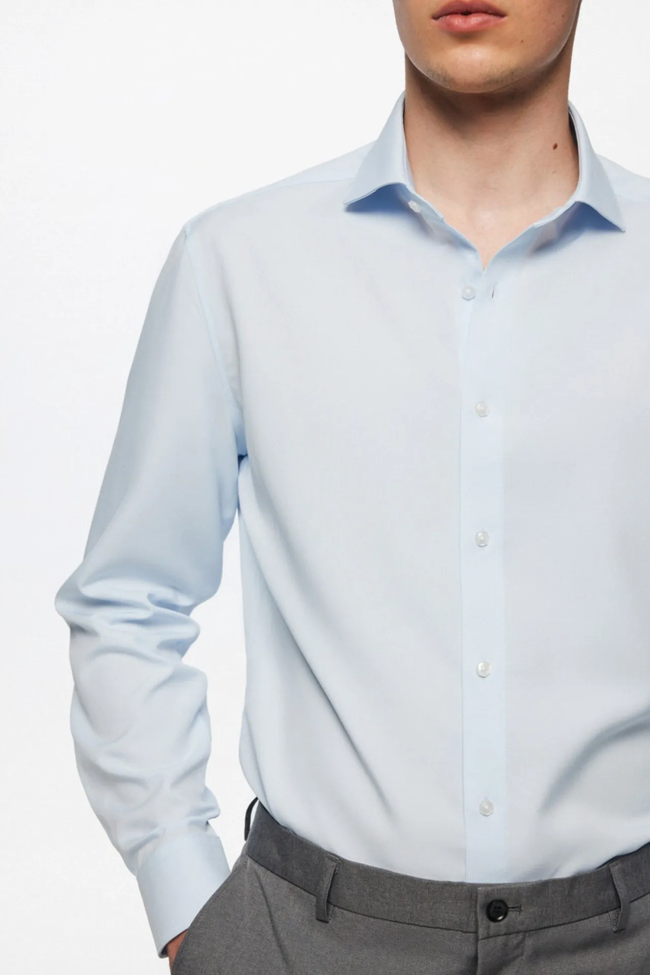 Non-Iron Quick Dry Smart Fit Poplin Shirt