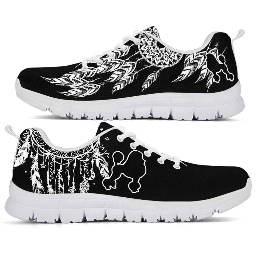 Poodle Sneaker, Poodle Dreamcatcher Sneakers Running Shoes Gift Women Men, Poodle Shoes